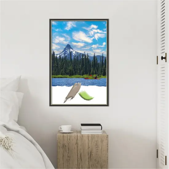 Theo Narrow Wood Picture Frame {7}