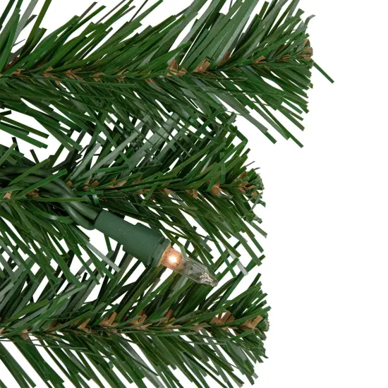 Northlight 6ft Pre-Lit Decorated Red and Gold Artificial Christmas Garland, Clear Lights Green {3}