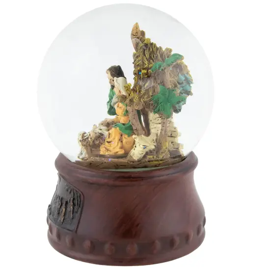 Northlight Christmas Nativity Musical Snow Globe - 5.5" Brown {5}