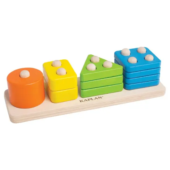 Kaplan Early Learning Company Toddler Wooden One to Four Counter {1}