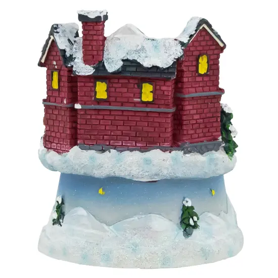 Northlight Animated and Musical Village Ice Skating Pond Christmas Scene - 5.25" Red {5}