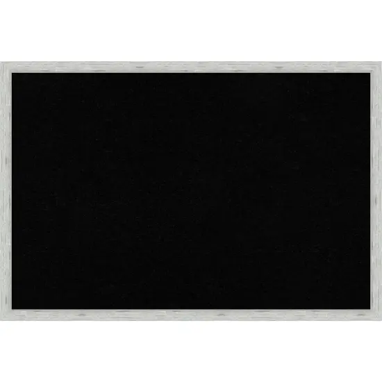 Imprint Wood Framed Corkboard, Black Cork Imprint Silver {1}