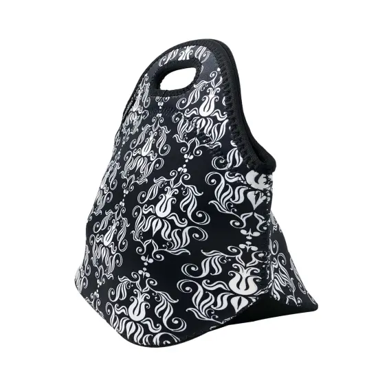 Wrapables Insulated Neoprene Lunch Bag Damask {2}