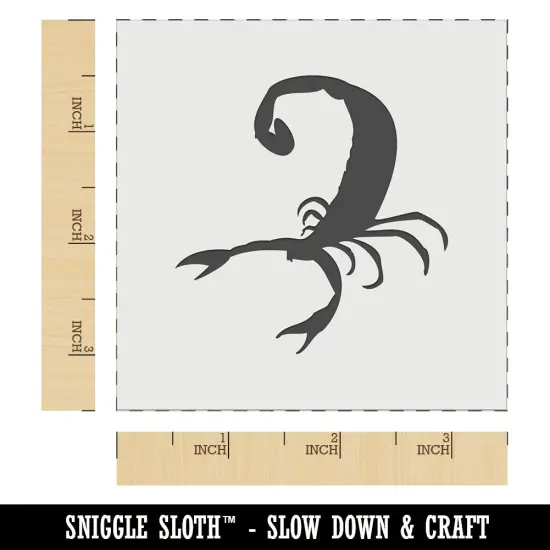 Scorpion Insect Solid Wall Cookie DIY Craft Reusable Stencil {5}