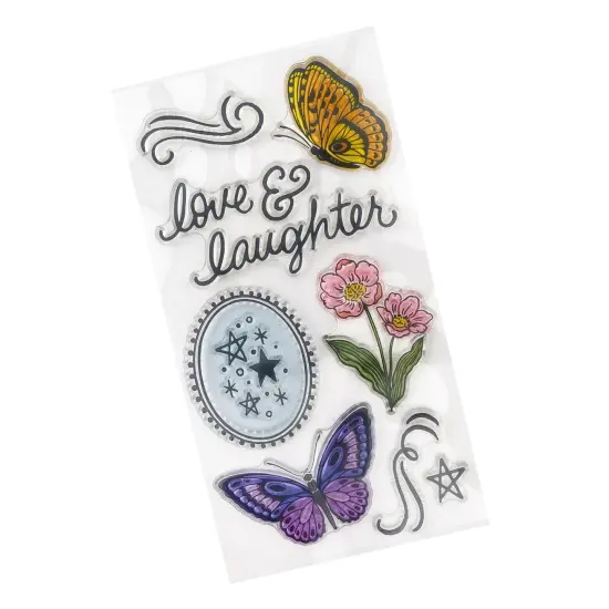 Crate Paper Moonlight Magic Clear Stamps-9/Pkg {3}