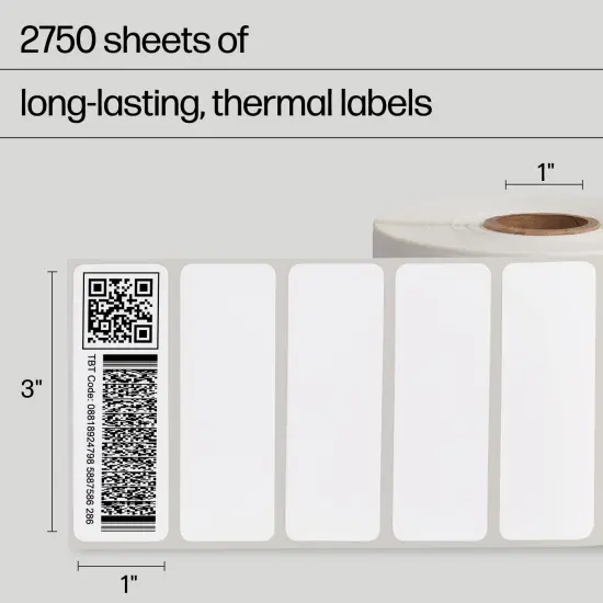 HP Direct Thermal Shipping Labels, Multipurpose Thermal Labels for Personal or Business Use for HP & Other Thermal Label Printers {6}