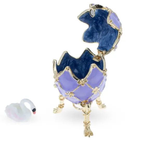 1906 The Swan Royal Imperial Egg in Purple {4}