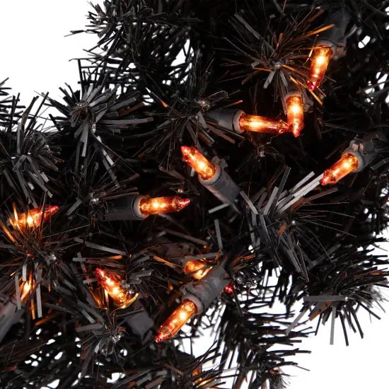 Northlight Lighted Letter "Boo" Outdoor Halloween Sign - 18" - Orange Lights Black {5}