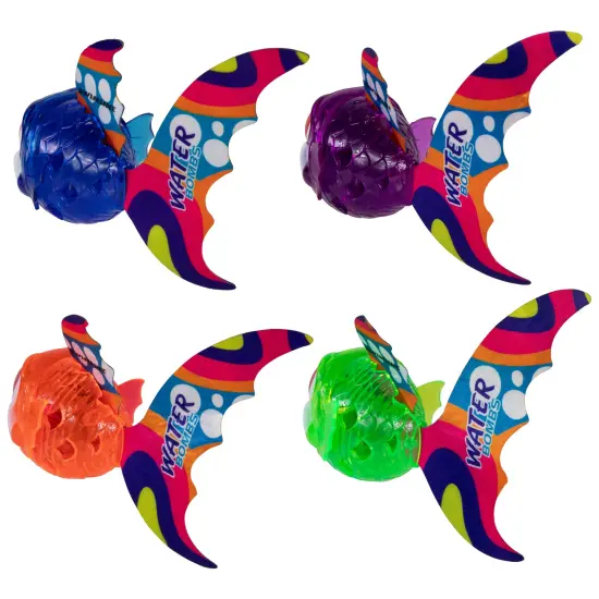 Swimline 4-Piece Light Up Piranha Fish Dive Toy Set Multi {6}