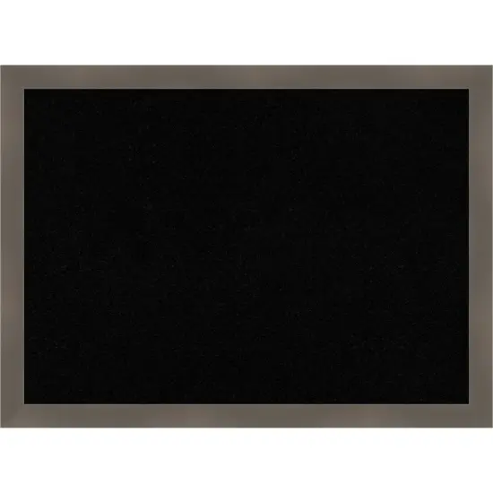 Edwin Wood Framed Corkboard, Black Cork Edwin Grey {7}