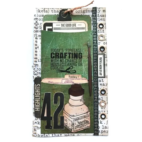 Elizabeth Craft Clear Stamps-Ink W/ Journaing Cards {3}