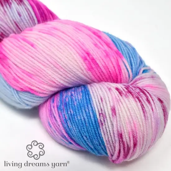 Living Dreams Yarn Galilea: Colorful Superwash Merino Sock Yarn. Super Soft and Strong. Hand Dyed to Perfection Voyager {2}