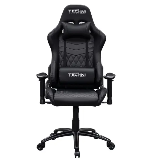 Techni Office Solutions 52.5" Vibrant Black Unique Techni Sports TS-5100 Comfortable Gaming Chair {3}