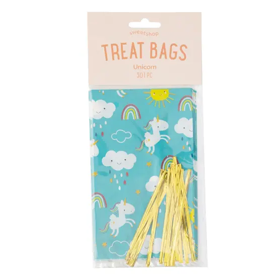 Sweetshop Treat Bags 10/Pkg-Unicorns {1}
