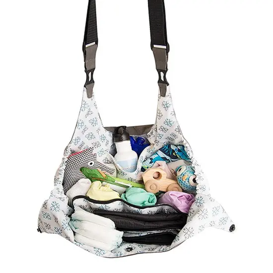EquiptBaby Anacapa Gray Nappy Bag Diaper Bag {4}