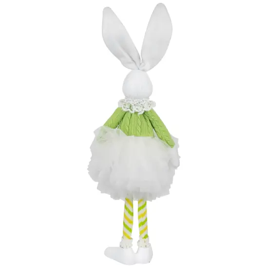 Northlight Ballerina Bunny Standing Easter Figure - 15" - Green and White {6}