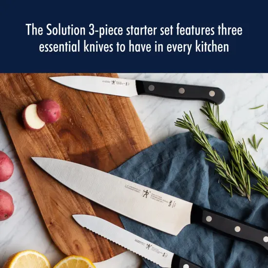 HENCKELS Solution 3-pc Starter Knife Set {3}