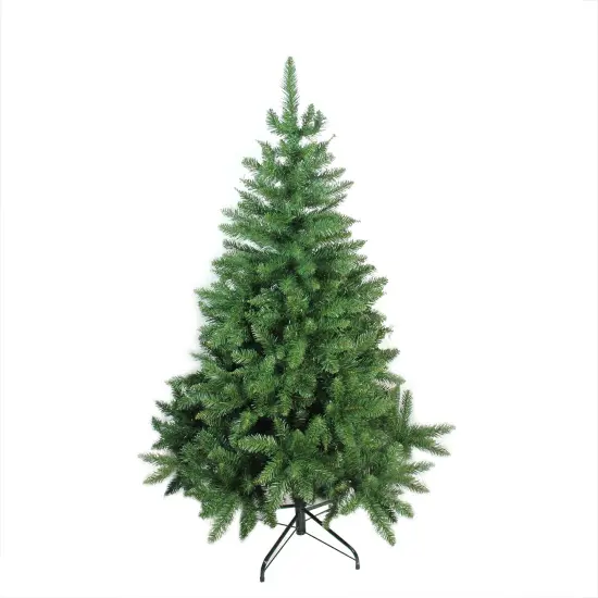 Northlight Full Buffalo Fir Artificial Christmas Tree - 5' - Unlit Green {1}