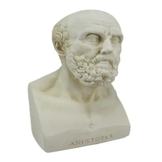 Aristotle And Homer Bust Bookends Greek Philosophy {5}