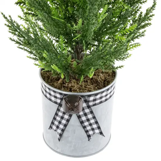 Northlight Artificial Cypress Christmas Tree - 18.5" - Unlit Green {7}