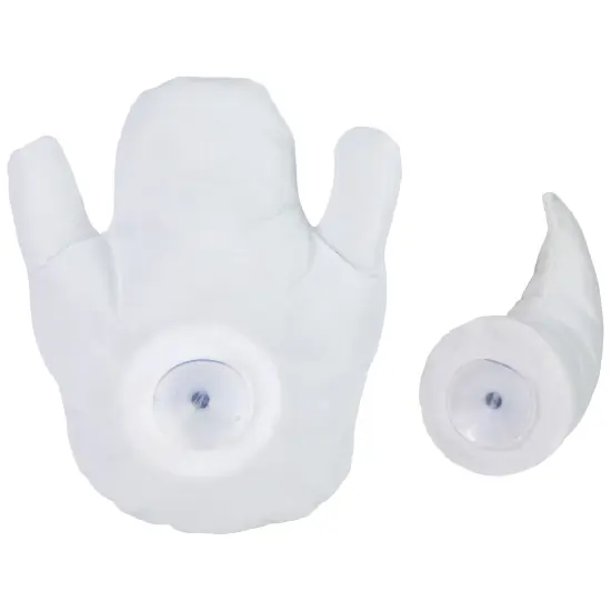 Northlight Ghastly Ghost 3-D Halloween Window Decoration - 10" White {6}