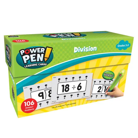 Kaplan Early Learning Company Power Pen Learning Math Quiz Cards - Set of 7 {7}