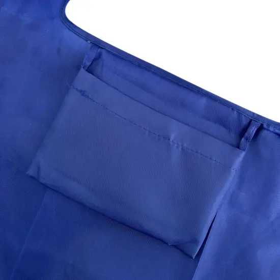 Wrapables Large & Small Foldable Tote Nylon Reusable Grocery Bags, Set of 2 Set of 2, Blue {4}