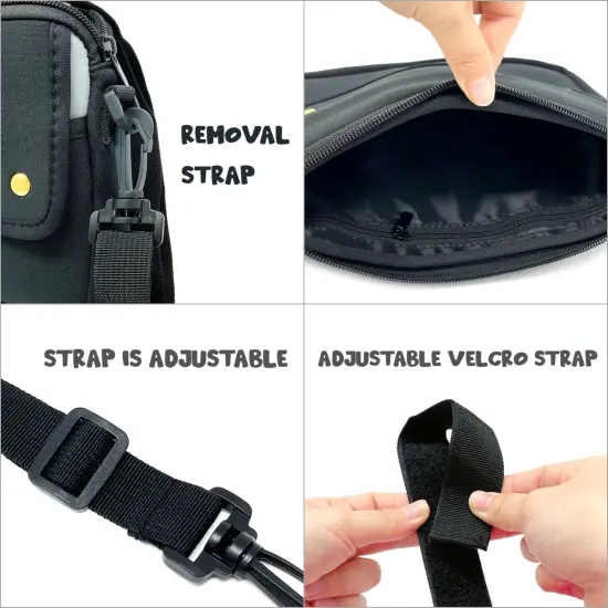 Wrapables Waterproof Bike Bag, Handlebar Cycling Storage Pouch for Tools and Accessories Black {5}