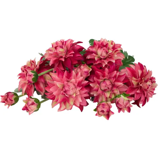 Northlight Real Touch&trade; Pink Dahlia Artificial Floral Sprays, Set of 6 - 23" {6}