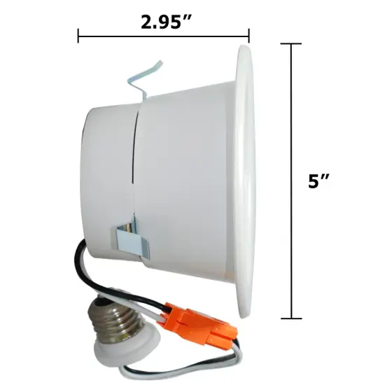 High Quality 4 inch Recessed LED 9W Soft White Downlight Kit - 65w equiv. {4}