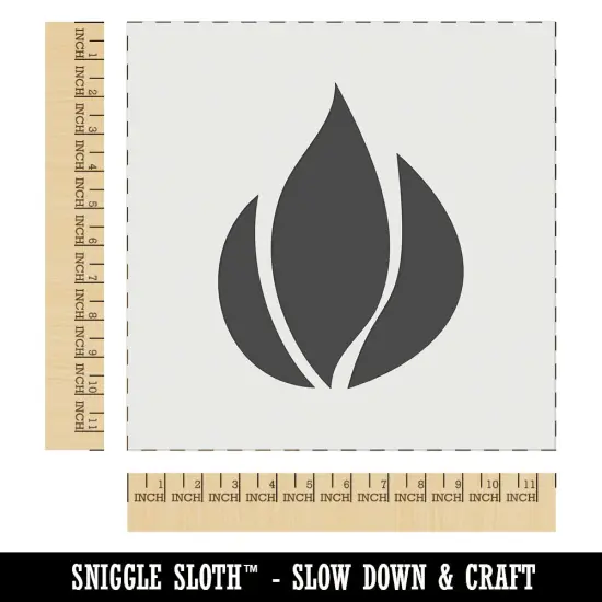 Fire Symbol Wall Cookie DIY Craft Reusable Stencil {1}
