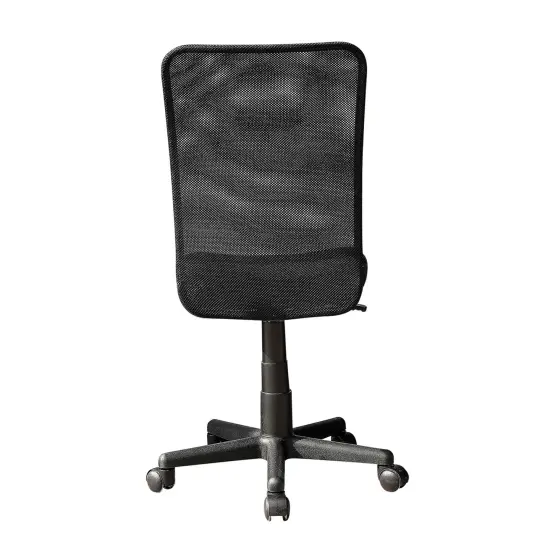Techni Office Solutions 34.5" Solid Black Contemporary Polyester Mesh Task Office Chair {4}