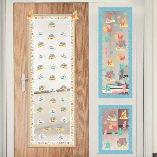 Big Dot of Happiness Ocean Creatures - School Bulletin Board Set - Classroom Decoration Kit {6}