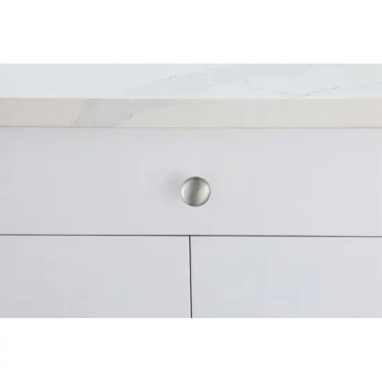 Cadon 1.2" Diameter Brushed Nickel Mushroom Knob Multipack (Set of 10) {2}