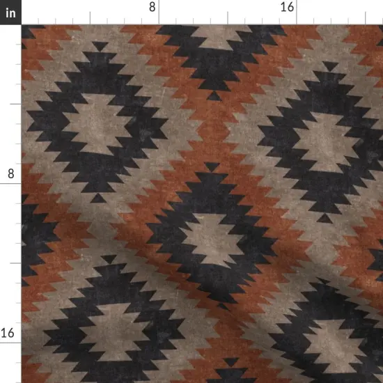 Various Fabrics by the Yard or Fat Quarter Neutrals Taupe Tribal Bohemian Southwest Boho Custom Printed Fabric by Spoonflower {2}