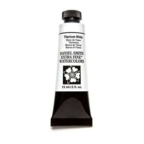 Extra Fine Watercolor 15ml Paint Tube, Titanium White (284600118), 0.5 Fl Oz (Pack of 1) {1}