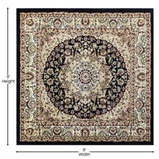 Masada Rugs Bellagio Collection Traditional Area Rug - Design B401 {5}