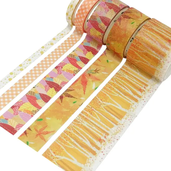 Wrapables Decorative Washi Tape Box Set (10 Rolls) Harvest Fruit {9}