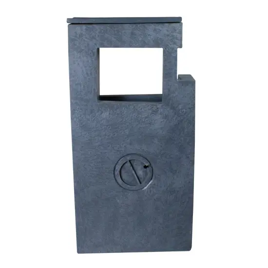 Northlight 35.5" Black and Gold Modern Outdoor Garden Water Fountain {5}