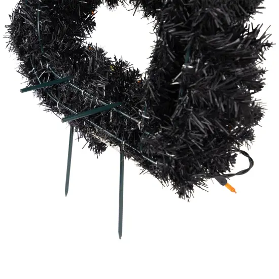 Northlight Lighted Letter "Boo" Outdoor Halloween Sign - 18" - Orange Lights Black {7}