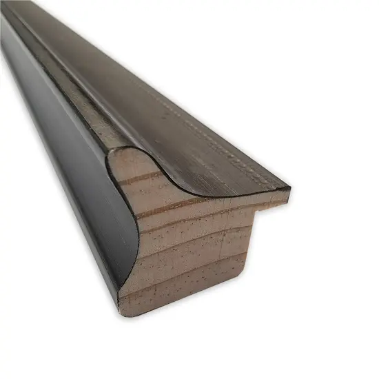 Salon Scoop Wood Framed Corkboard, Grey Cork Pewter {2}