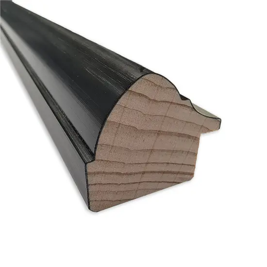 Theo Black Silver Wood Picture Frame {3}