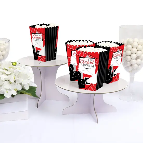 Big Dot of Happiness And the Award Goes To - Movie Party Favor Popcorn Treat Boxes - Set of 12 {6}