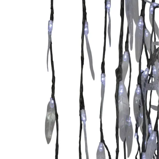 Northlight LED Lighted Willow Tree Outdoor Christmas Decoration - 6' - Pure White Lights {3}