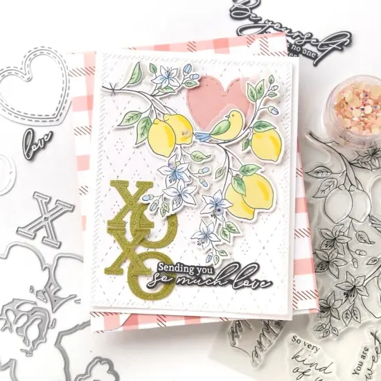 Pinkfresh Studio Clear Stamp Set 4"X6"-Heart Of Gold {6}