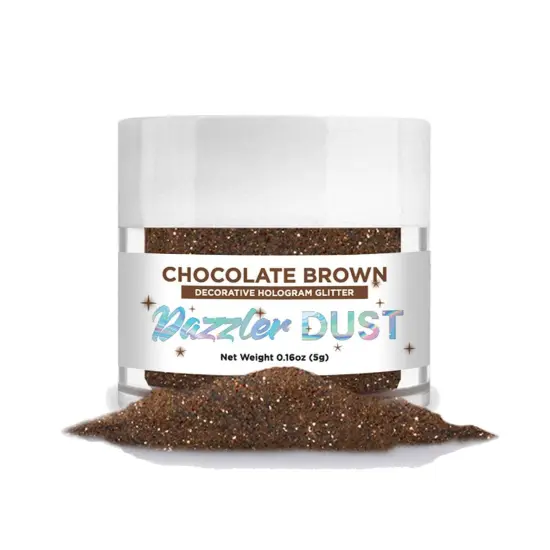 Chocolate Brown Dazzler Dust&reg; 5 Gram Jar {5}