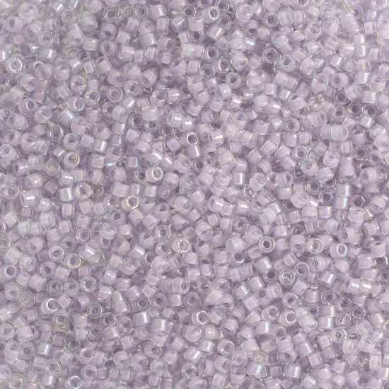 Miyuki Delica 50g Lined-Dyed Glass Beads, 11/0 Lavender (DB0080) {1}