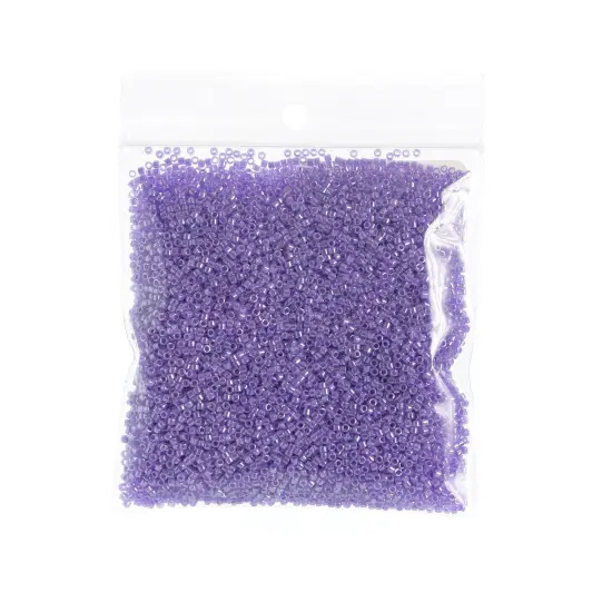 Miyuki Delica 50g Lined-Dyed Glass Beads, 11/0 Purple Ceylon DB0249 {2}
