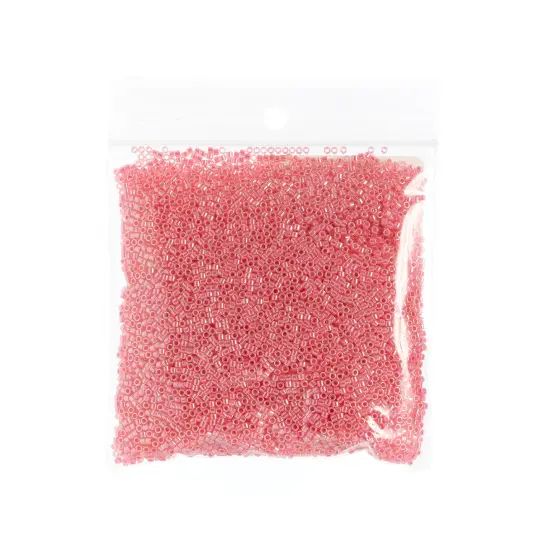 Miyuki Delica 50g Lined-Dyed Glass Beads, 11/0 Rose Ceylon DB0236 {2}