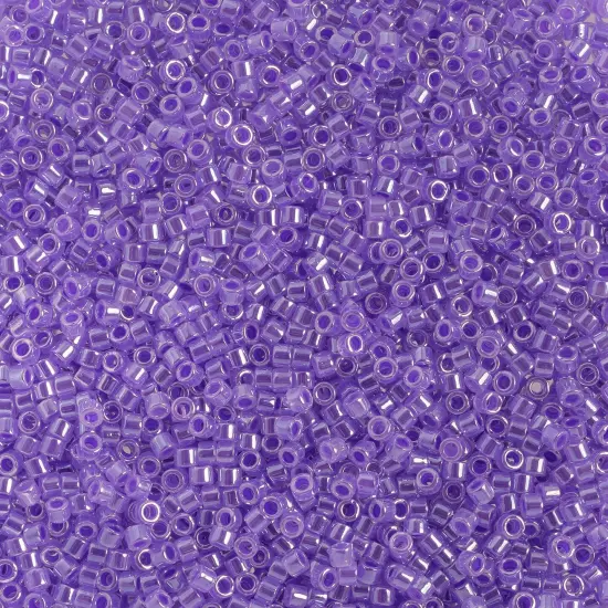 Miyuki Delica 50g Lined-Dyed Glass Beads, 11/0 Purple Ceylon DB0249 {1}